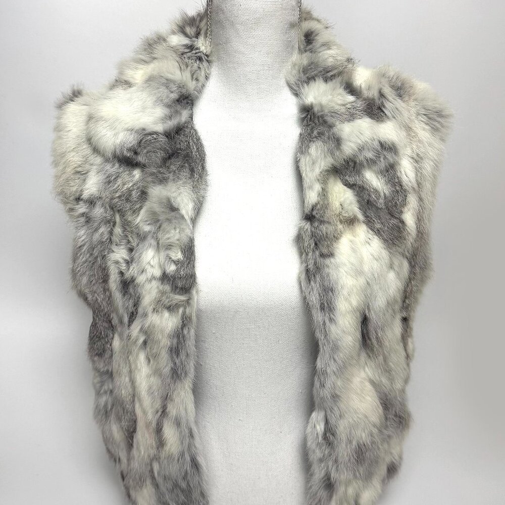 Adrienne Landau Real Rabbit Fur Vest – Size S